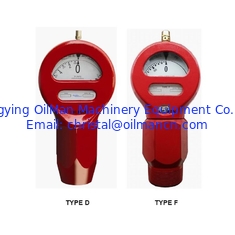 Type D Model 7 modderpompdrukmeter 2"LPT Fig.1502 Mannelijke aansluiting 0-6000 psi