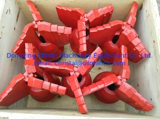 6 tot 12 inch 3 Wings Step Water Well Drilling Drag Bit met wolfraamcarbide API 3 1/2 " REG Pin Thread