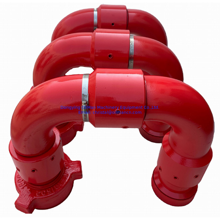 Alloy Steel Material Wellhead Assembly FMC Swivel Joint Elbow Unie Stijl 50 Stijl 10