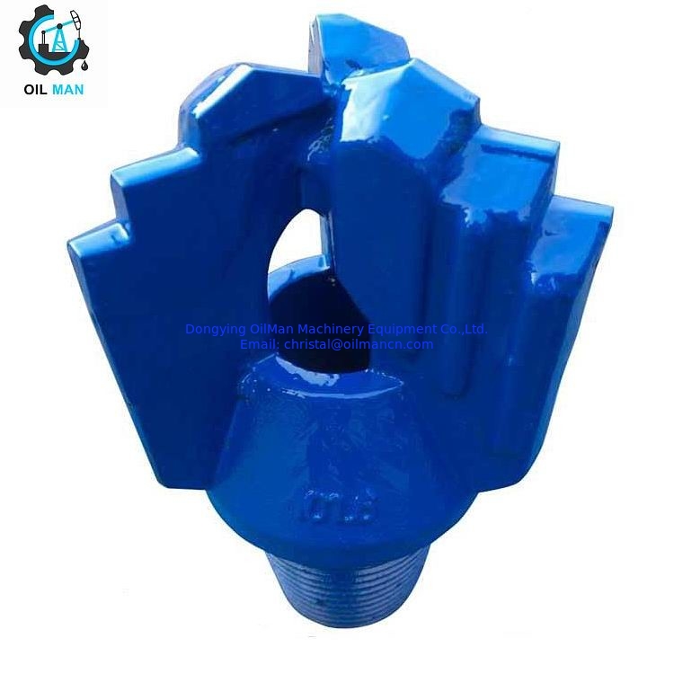 6 tot 12 inch 3 Wings Step Water Well Drilling Drag Bit met wolfraamcarbide API 3 1/2 " REG Pin Thread